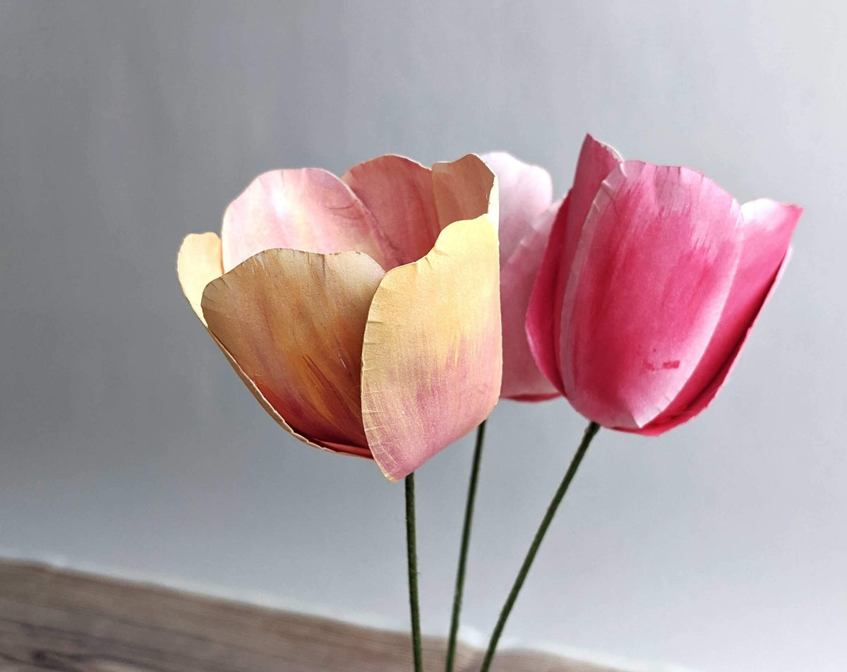Tulip Paper Flower Template